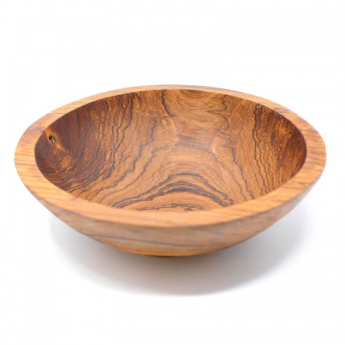 6-Inch Hand-Carved Olive Wood Bowl - Jedando Handicrafts